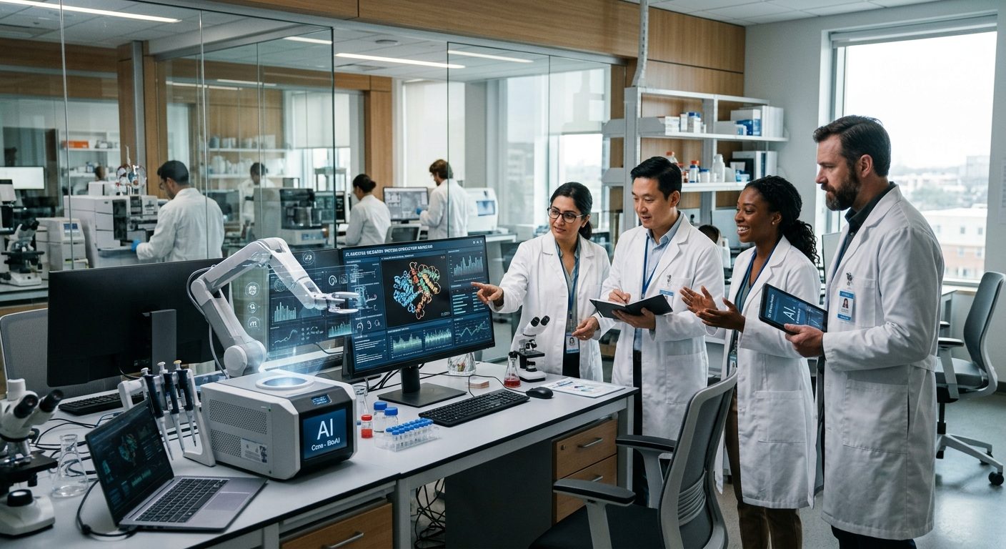 Artificiell intelligens i forskningen: Hur AI accelererar vetenskapliga upptäckter